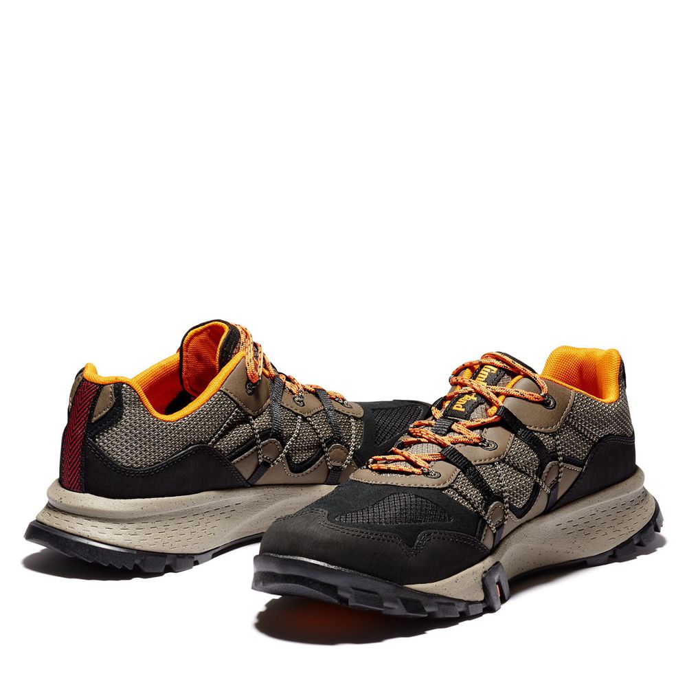 Tênis Trilha Masculino - Timberland Garrison Trail Baixo - LYQAZ3819 - Pretas/Marrom